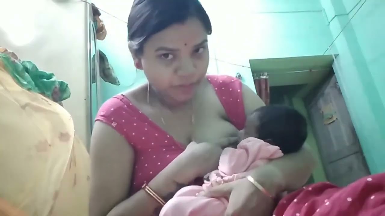 2Year baby Breastfeeding in Indian Village #breastfeeding