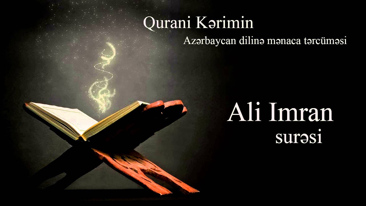 3. Ali İmran surəsi