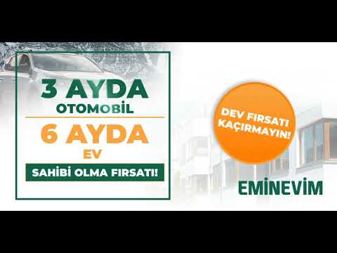 3 ayda otomobil, 6 ayda ev sahibi olma fırsatı Eminevim’de!