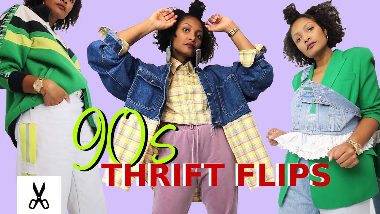 3 Easy 90's Denim Thrift Flips for Fall!