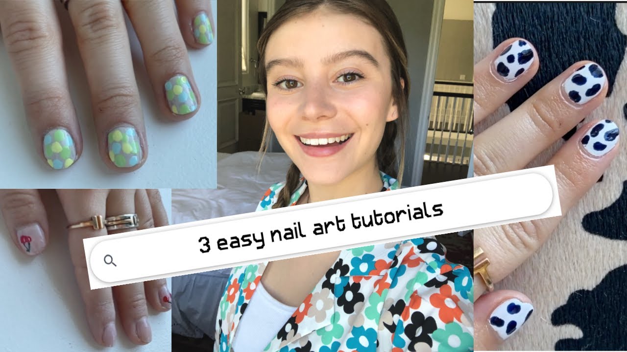 3 Easy Nail Art Tutorials! | G Hannelius