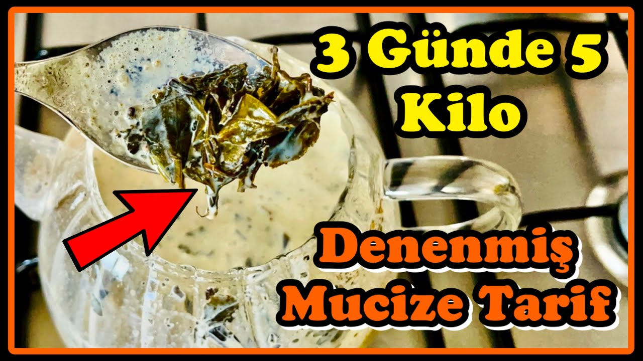 3 Günde 5 KİLO VERDİREN Sütlü Çay Diyeti 3 Günde ŞOK Değişim DENENMİŞ Zayıflatan Yeşil Çay Kürü