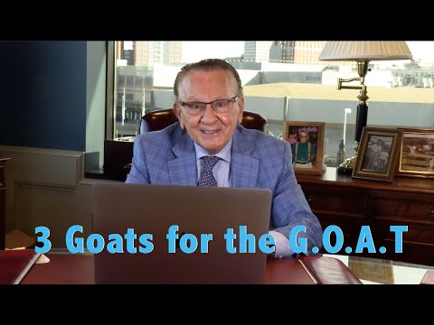 3 Goats for the G.O.A.T.