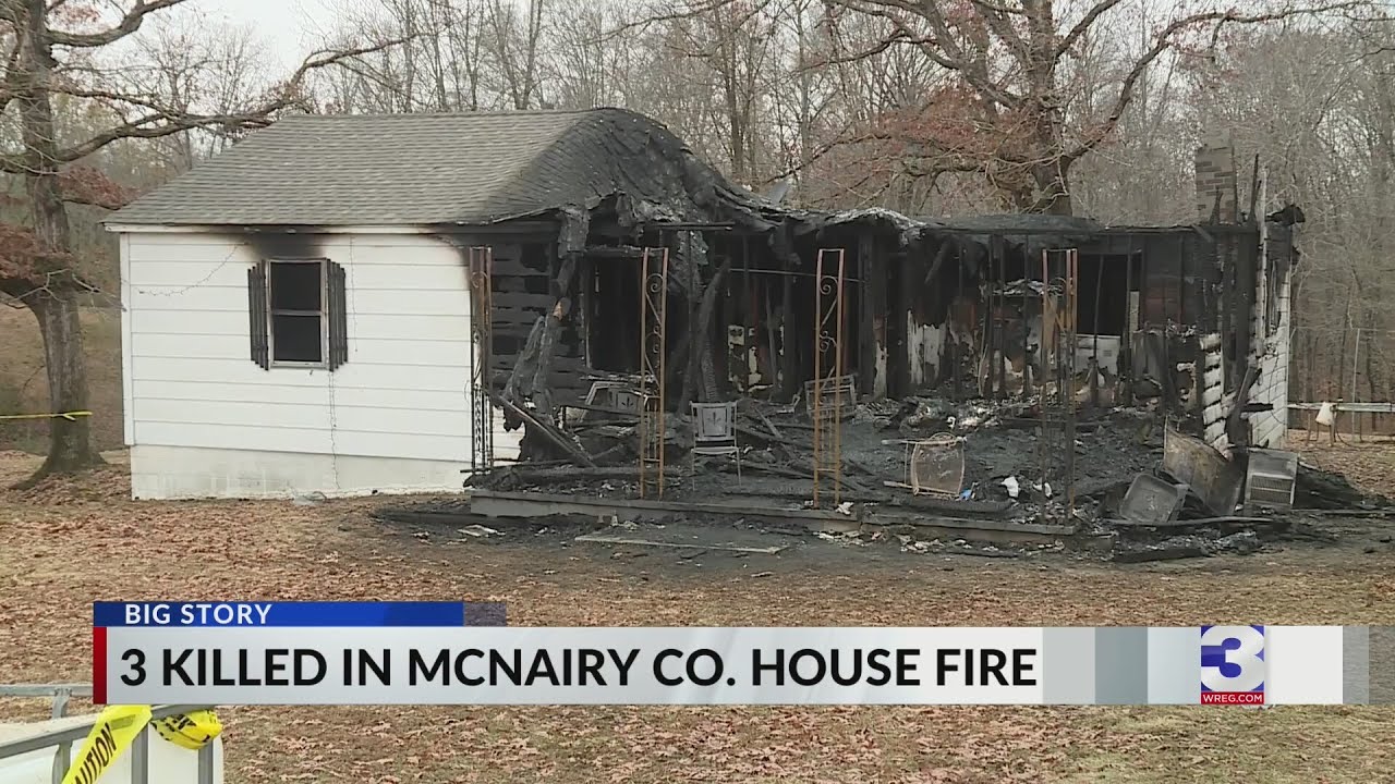 3 killed in house fire in McNairy County, TN; TBI investigating
