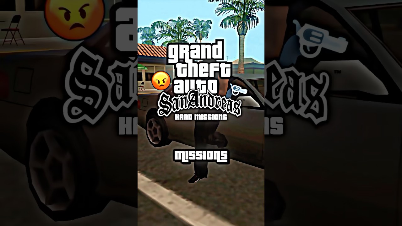 3 MORE FRUSTRATING MISSIONS IN GTA SAN ANDREAS 😡😡 #gta #gtasanandreas