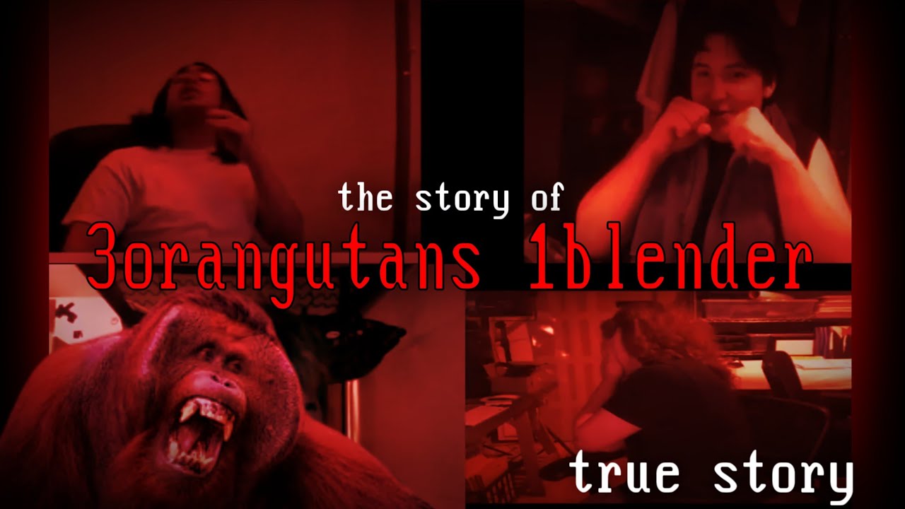 3 Orangutans and 1 Blender – The Most Disturbing Video You’ll Ever See of interenet unveling.s