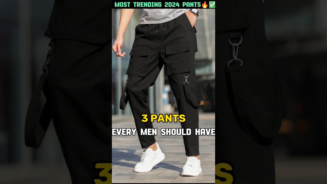 3 Pants EVERY MEN & BOY SHOULD OWN✅ | Mens Fashion 🔥 #shorts #viral #pants #mensfashion