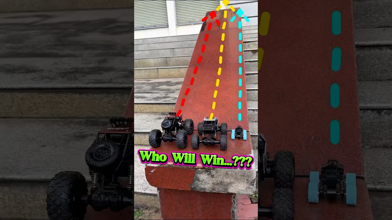3 RC Cars, 1 Uphill Challenge – Who Will Come Out on Top.?