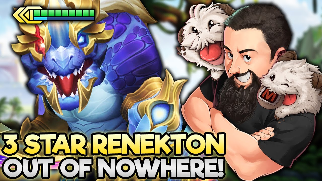 3 Star Renekton - Welp.. Guess I Got Golden Croc!! | TFT Cyber City | Teamfight Tactics