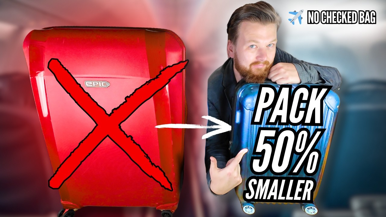 3 Steps to Pack 50% Smaller (Without Running Out of Clothes)