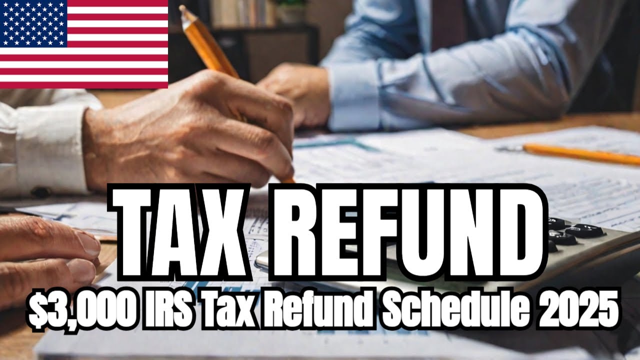 $3,000 IRS Tax Refund Schedule 2025 | When Will You Get Your Refund? USA Guide #financenews #usa