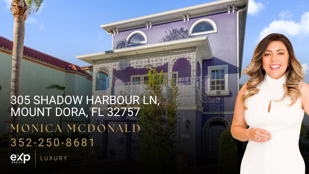305 SHADOW HARBOUR LN, MT DORA, FL 32757 #luxuryhomes #luxuryinteriors #lakefronthomes