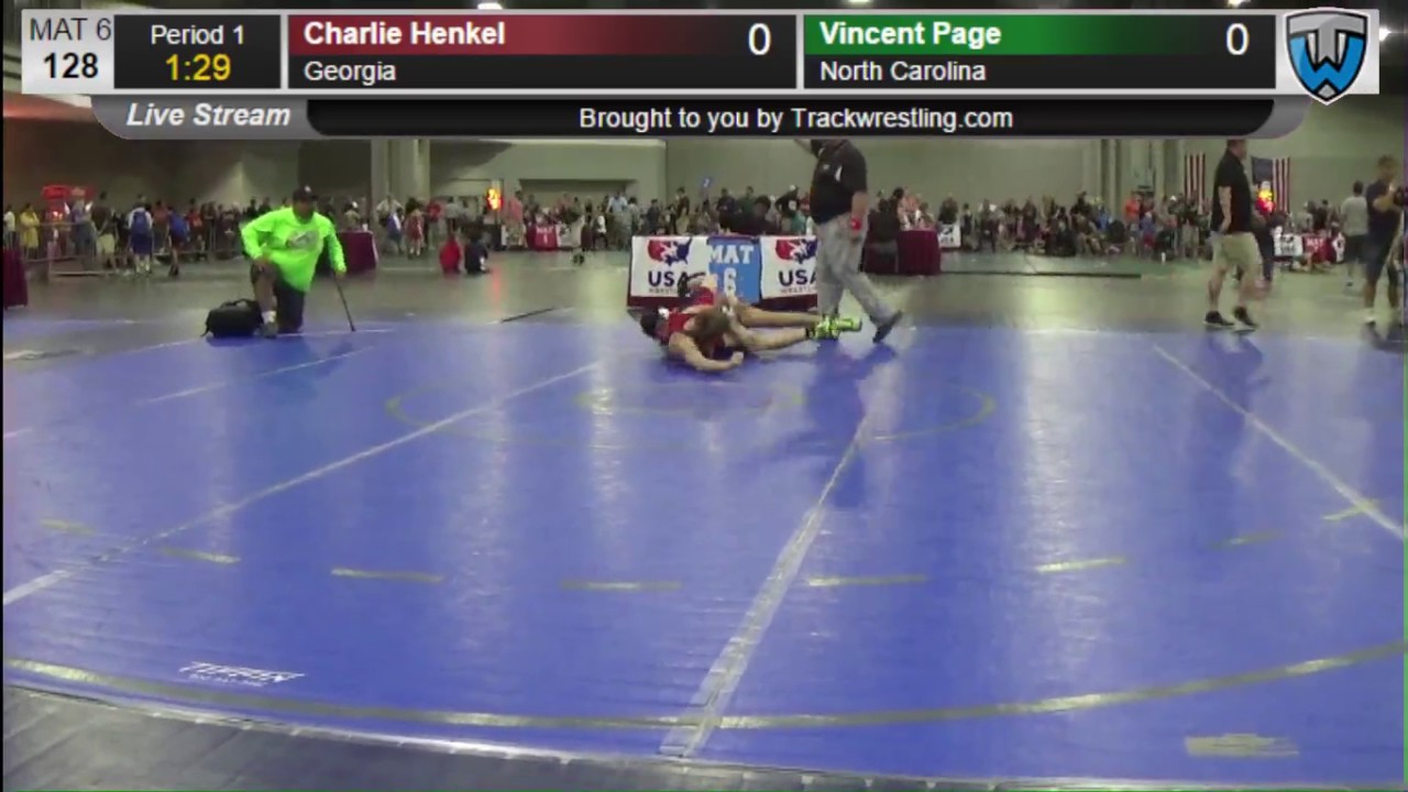 3117 Schoolboy 128 Charlie Henkel Georgia vs Vincent Page North Carolina 3616843104