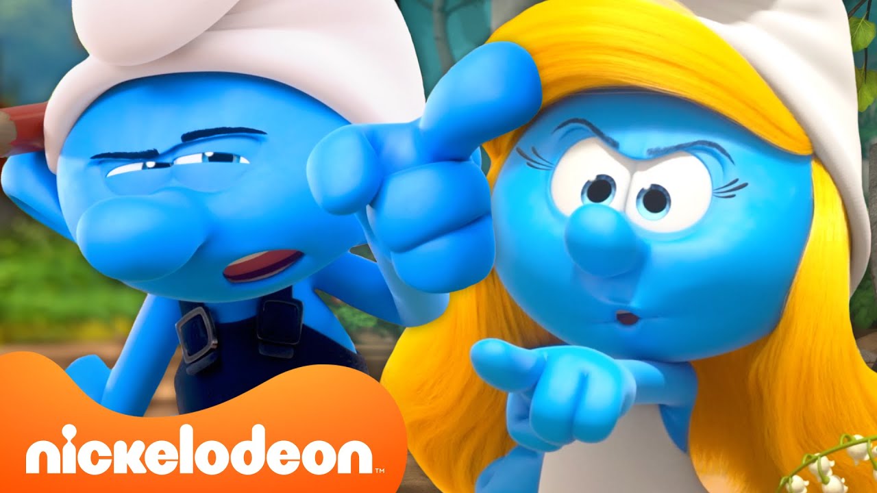 32 Minutes of the Smurfs’ BIGGEST Fights! 💥 | @Nicktoons