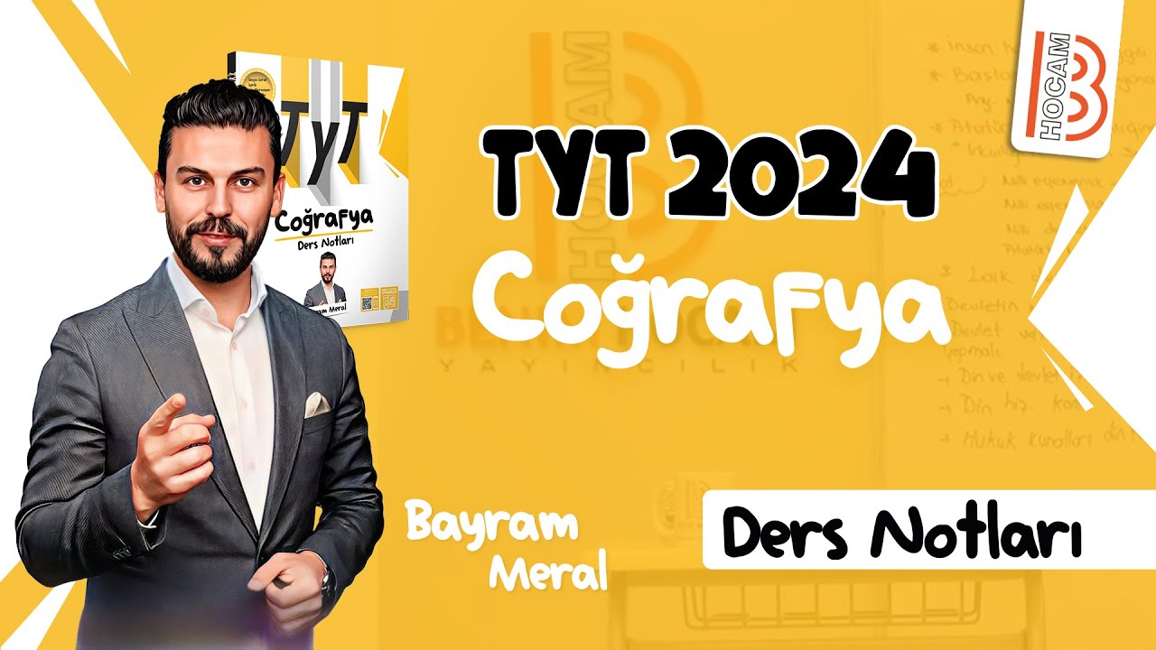 32) TYT Coğrafya - Doğadaki Üç Unsur Toprak - Bayram MERAL -2024