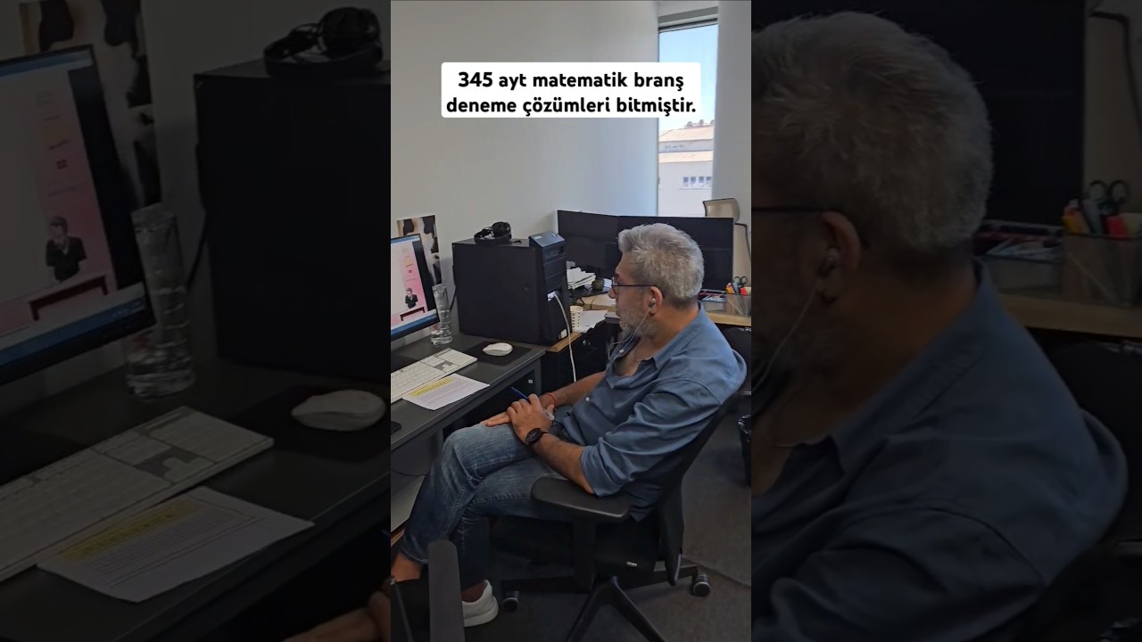 345 AYT MATEMATİK BRANŞ ÇÖZÜMLERİ BİTTİ , SIRADAKİ GELSİN. #aytmatematik #yks #tyt #ykstavsiye