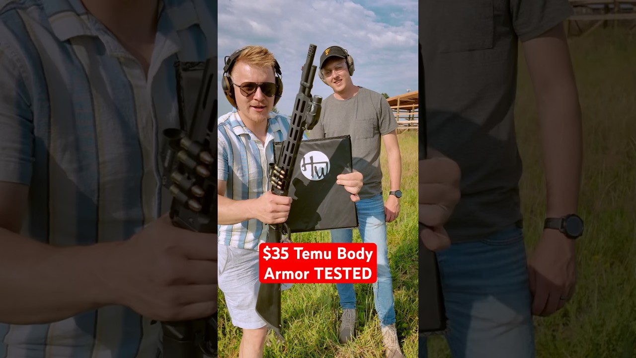 $35 Temu Body Armor (tested) *SHOCKING RESULTS*