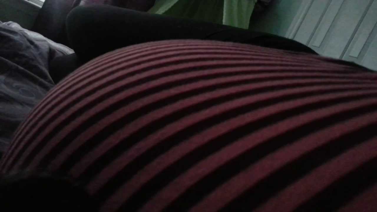 35 weeks Ava's belly movement