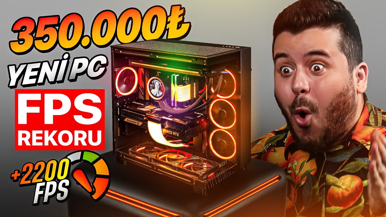 350.000 TL YENİ CANAVAR OYUN BİLGİSAYARI [2200 FPS CS REKOR] - UNLOST