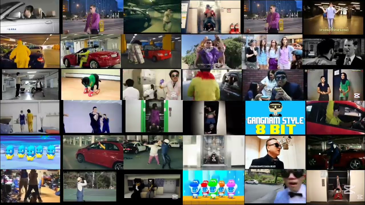36 Gangnam Style Videos In One!