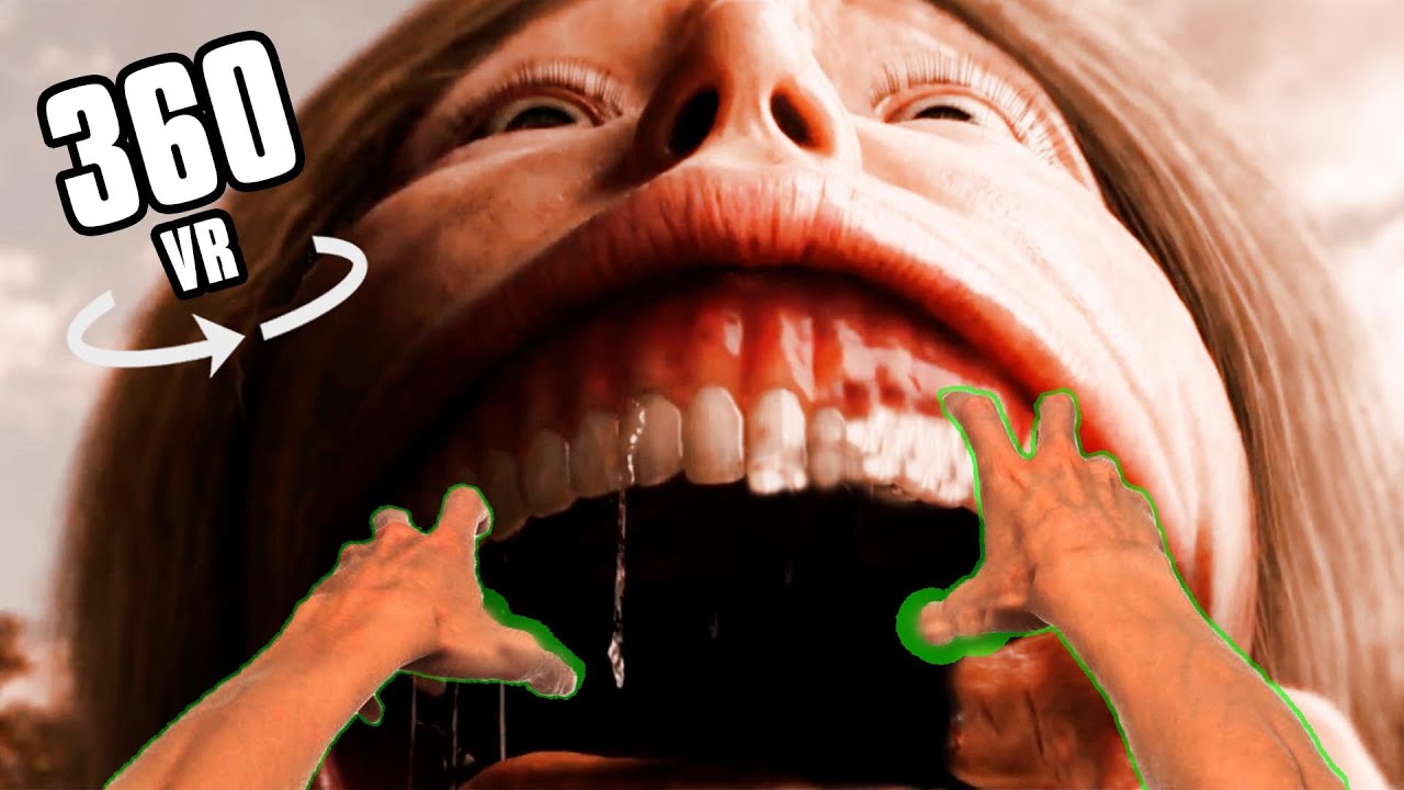 360° EATEN BY A TITAN! - Attack on Titan VR Experience