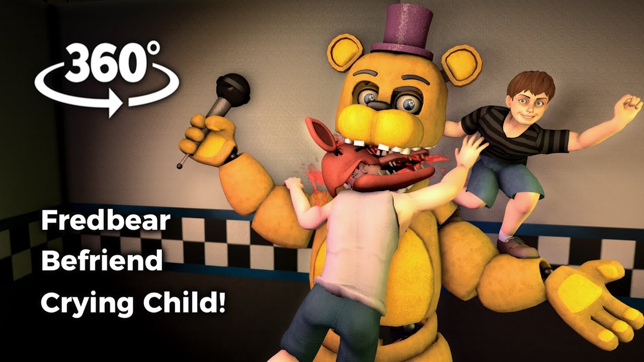 360°| The Bite of '83, but Fredbear HELPS The Crying Child! (FNAF 4 Alternate Ending - Pt 1)