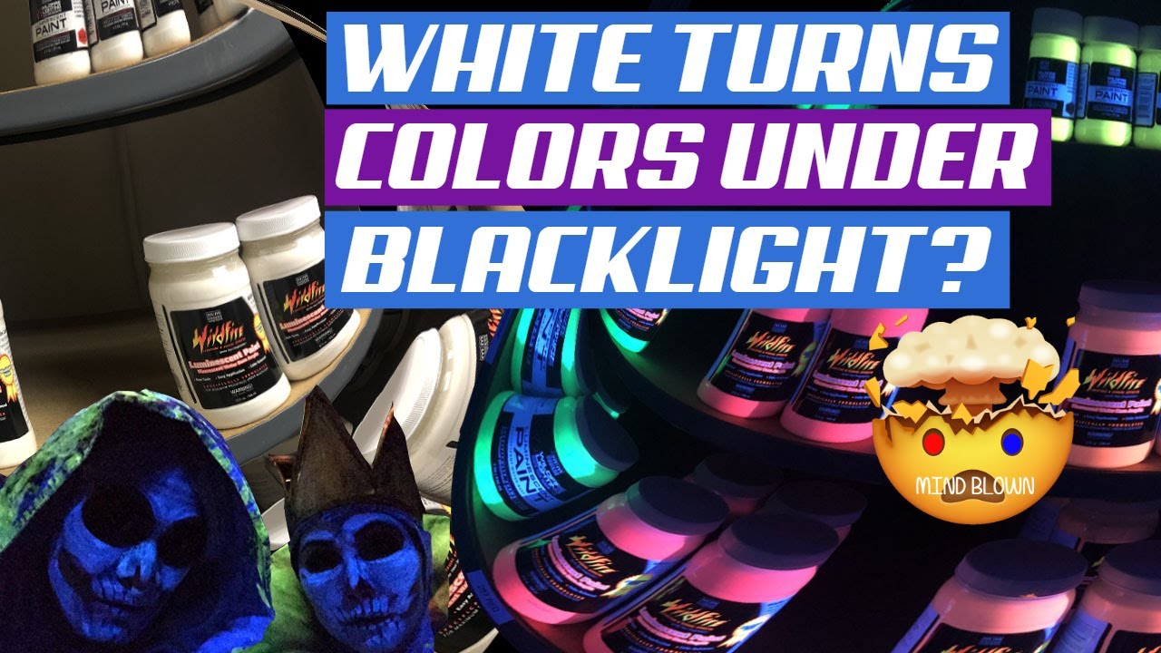 365nm vs 395nm UV Blacklight On Wildfire Invisible Luminescent Paint