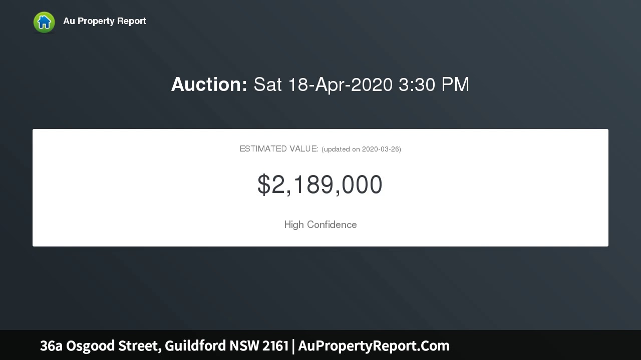 36a Osgood Street, Guildford NSW 2161 | AuPropertyReport.Com