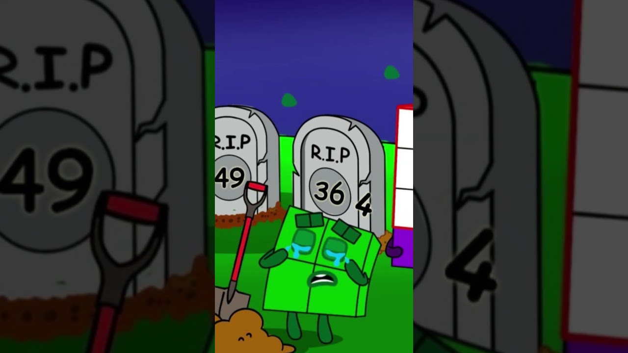 [3D ANIMATIONS] RIP Numberblocks Sqare 25,36,49 is dead  #numberblocks #trending #fanmade