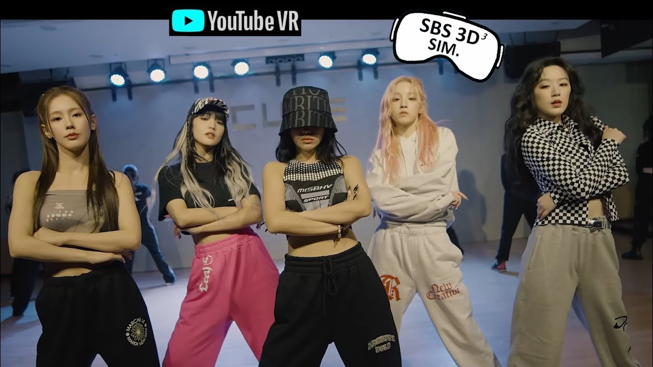 [3D] (여자)아이들((G)I-DLE) - 'MY BAG' Choreo. (Simulated 3D) For VR