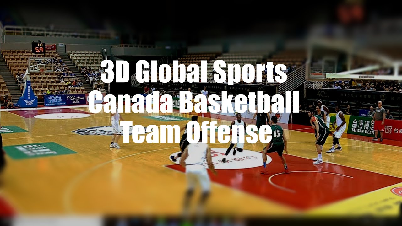 3D Global Sports Canada Basketball Team Offense