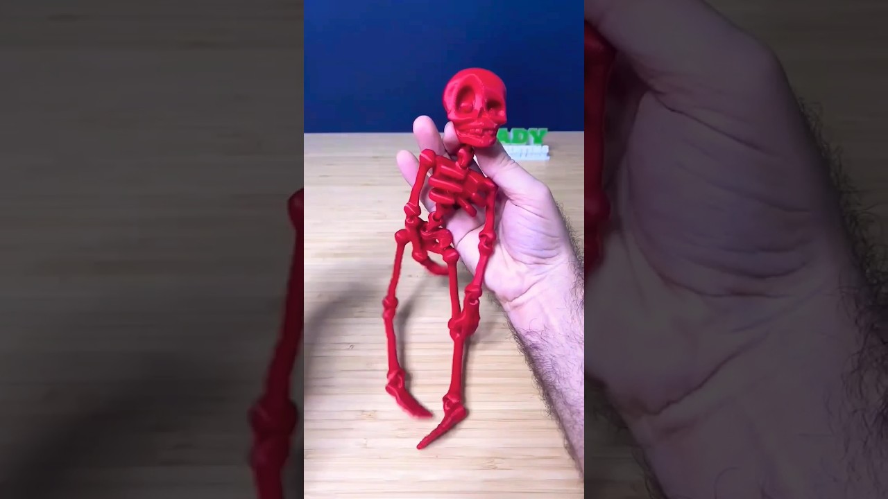 3D printed skeleton #3d #3dart #creative #satisfying #shorts #youtubeshorts