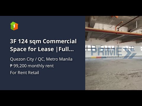3F 124 sqm Commercial Space for Lease |Full back-up power | Accessible