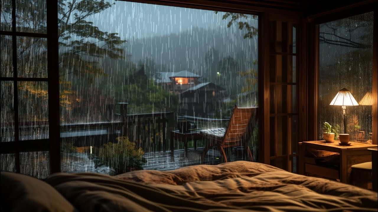 【3M】Soothing Rain for Instant Sleep 🌧 | Relieve Stress and Insomnia Fast