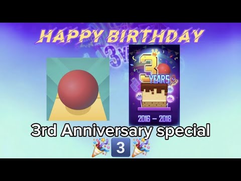 3rd Anniversary Special//GameJun plays//Rolling Sky Happy Birthday//2021-2024