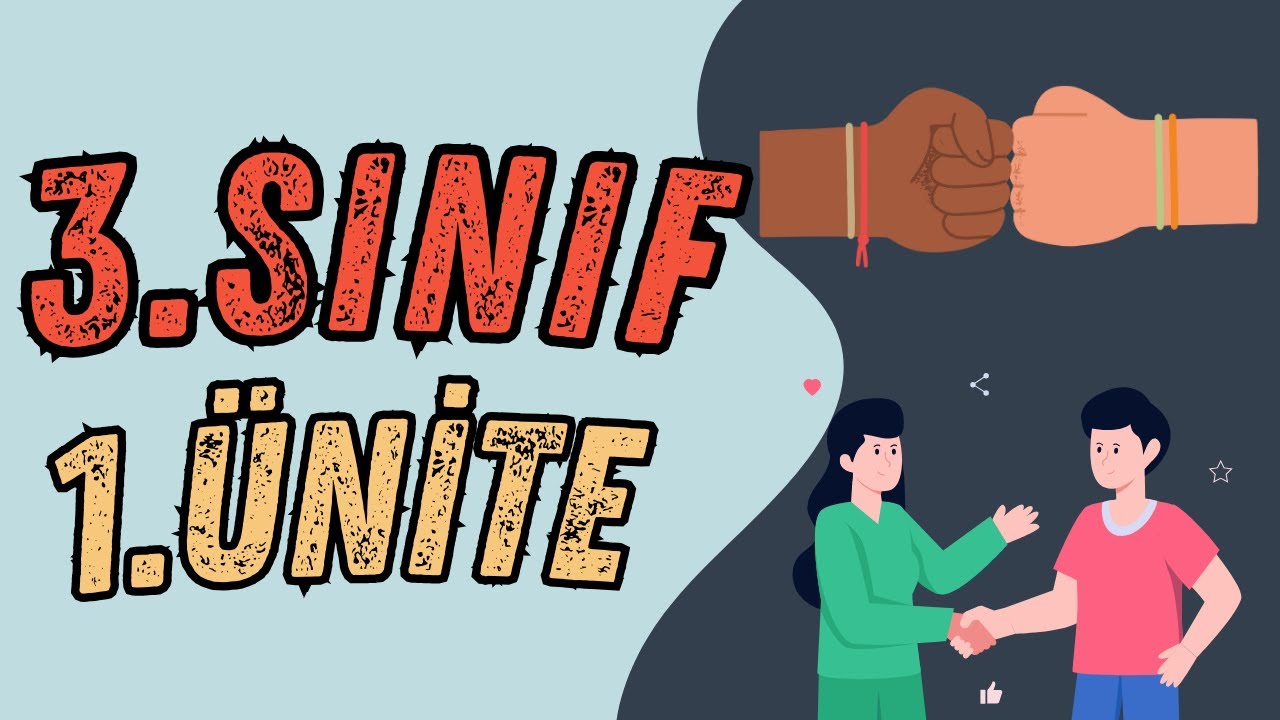 3.SINIF İNGİLİZCE 1.ÜNİTE GREETING KELİMELERİ VE KONU ANLATIMI