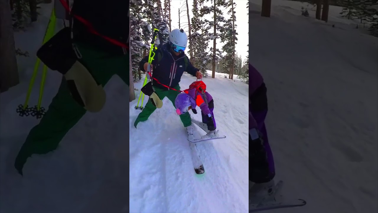3-Year Old Learns to Ski  [Crash Reel]  #ski #beavercreek #toddlers #purejoy #kids #parenting