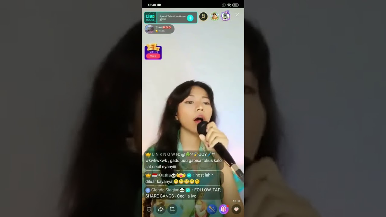 #4 CECIL on Live House Special Talent Bigo Live Indonesia 21/05/2022
