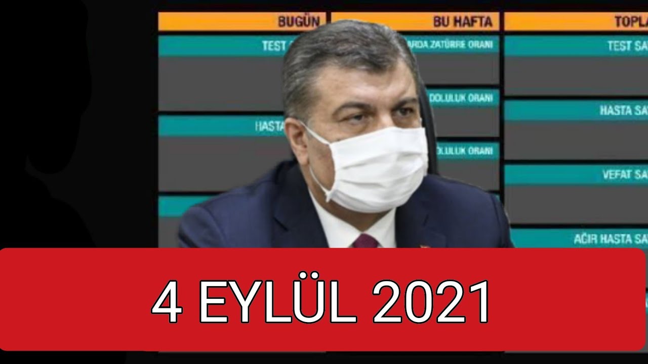 4 Eylül 2021 Güncel Koronavirüs Tablosu | Bugünkü Vaka Sayısı