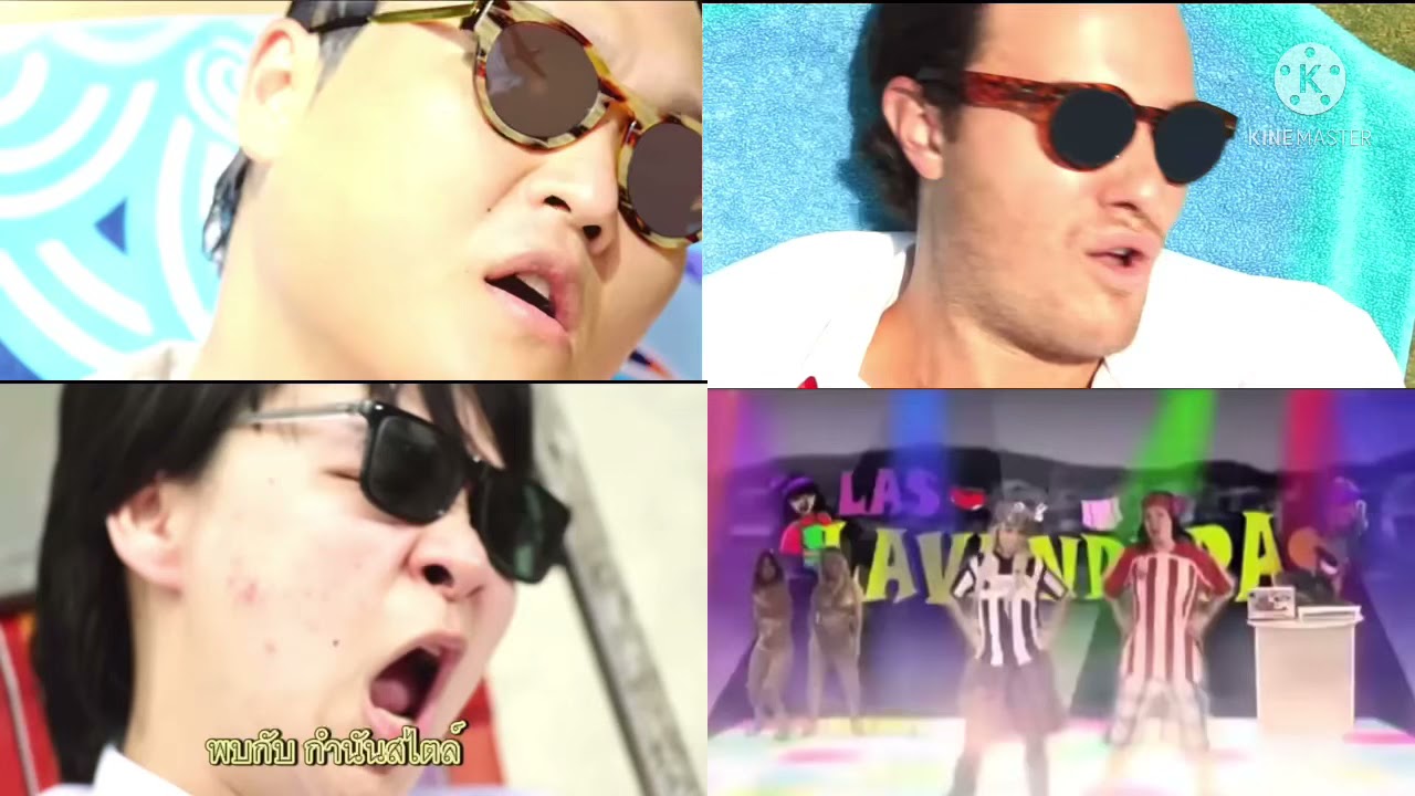 4 Gangnam style parodies in one video mashup psy
