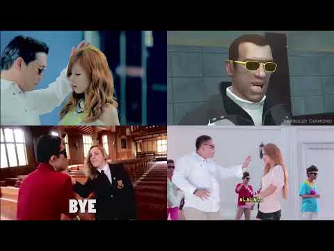 4 Gangnam Style Parody Mashup