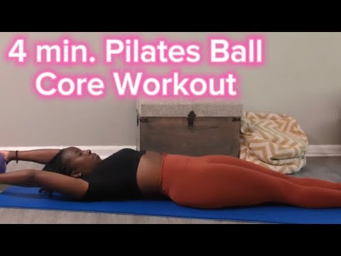 4 minute Pilates Core Workout with Modifications #pilates #corework