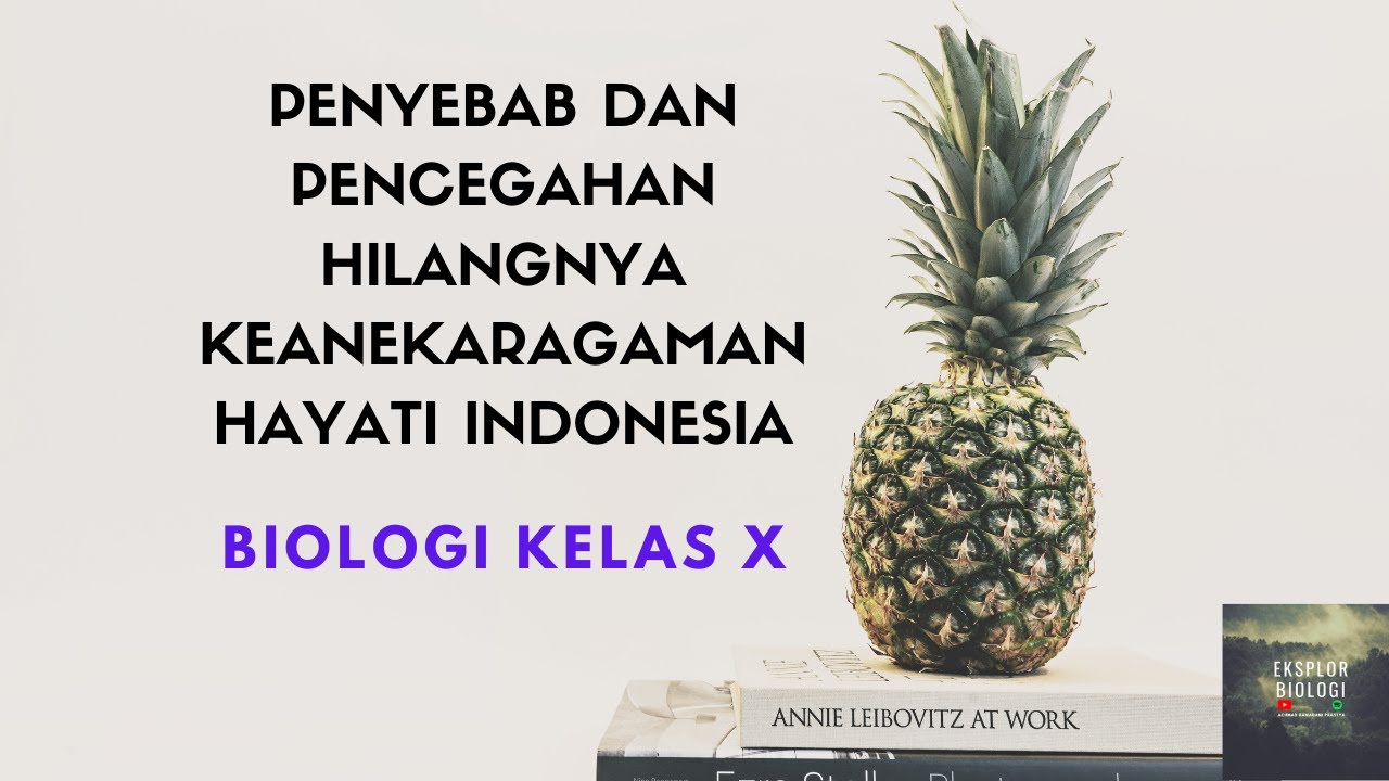 4. Penyebab dan Pencegahan Hilangnya Keanekaragaman Hayati Indonesia (Biologi Kelas X)