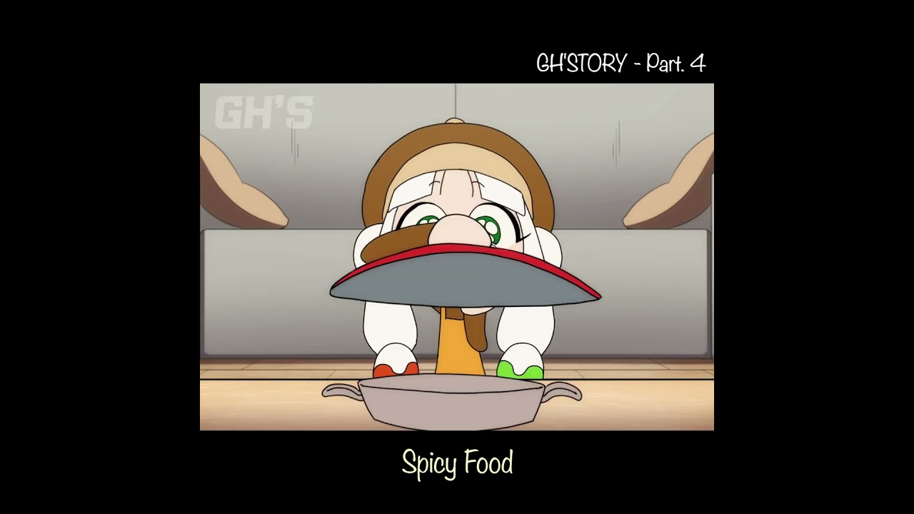 [4] Spicy Food 🌶️ | GH'STORY | #animation #anime