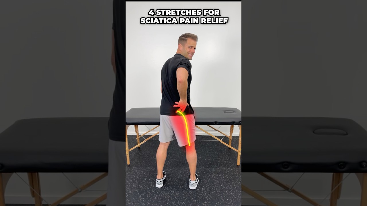 4 Stretches For Sciatic Nerve Pain Relief! [Stop Sciatica Fast!]