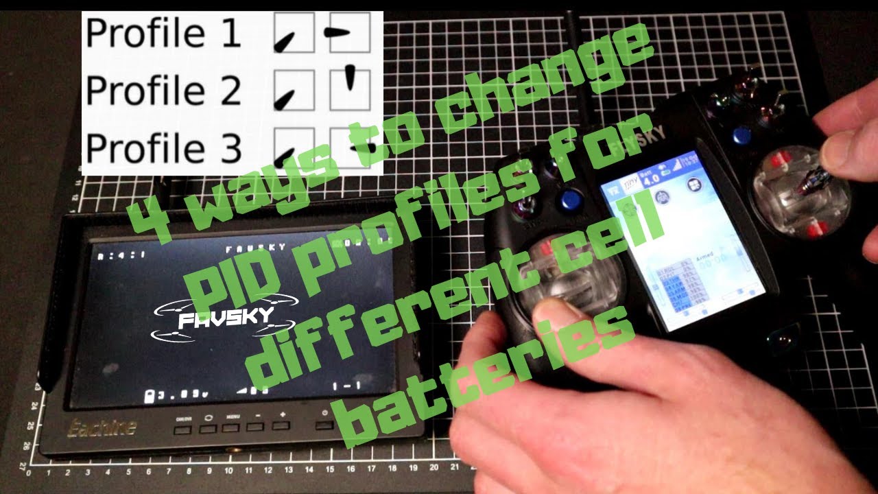 4 ways to change PID profiles for different cell batteries