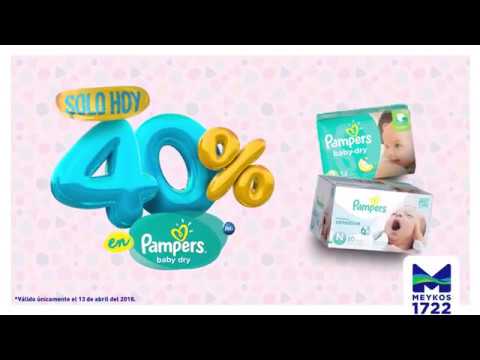 40% de Descuento en Pampers , solo en Meykos