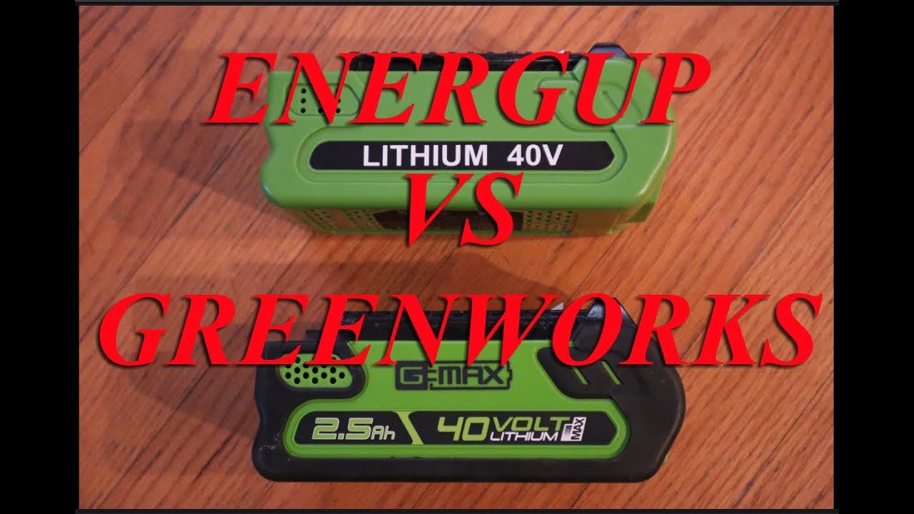 40V Greenworks 2.5 VS  Energup 2.5