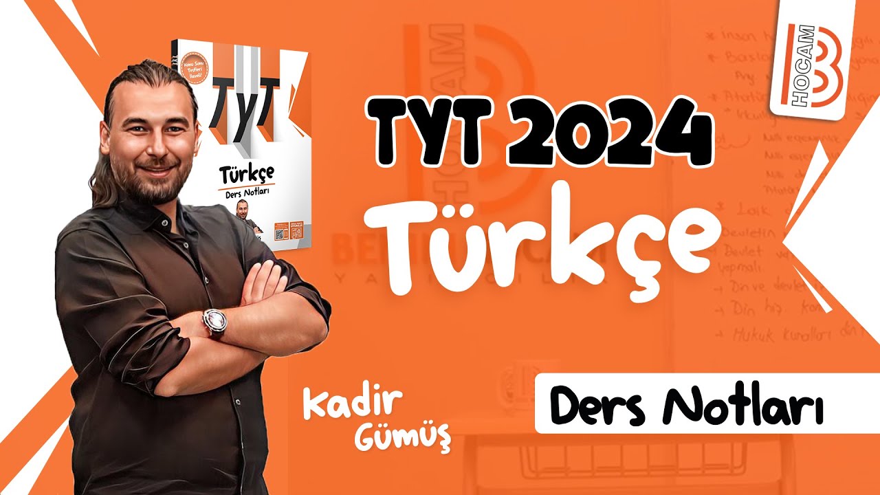 41) TYT Türkçe - Cümlenin Türleri Etkinlik Soru Çözümü - Kadir GÜMÜŞ - 2024