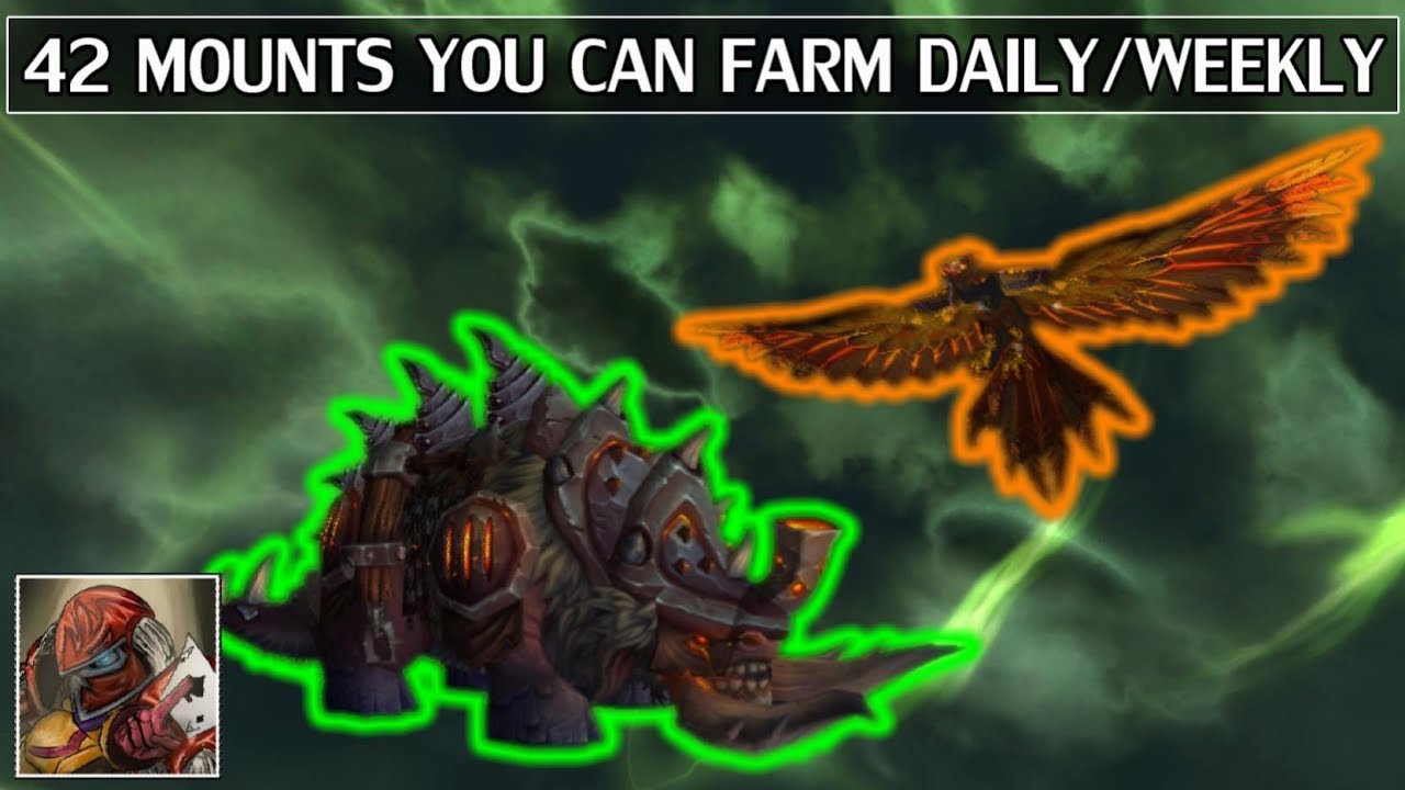 42 Mounts You Can Farm Daily or Weekly - WoW